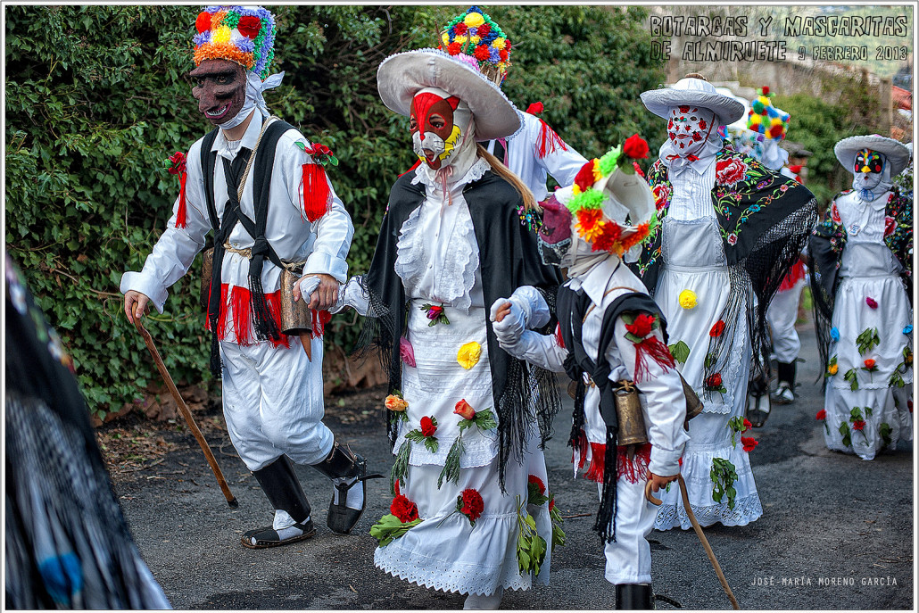 Botargas y mascaritas en el carnaval rural de Almiruete. https://www.flickr.com/photos/josemariamorenogarcia/