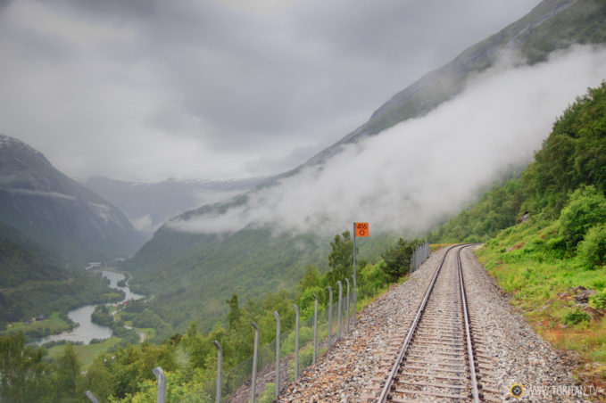 Viajar por Noruega en tren.